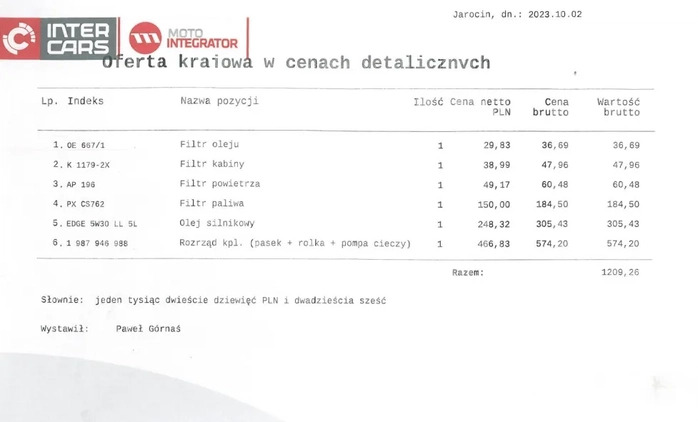 Peugeot 207 cena 17500 przebieg: 117744, rok produkcji 2011 z Poznań małe 352